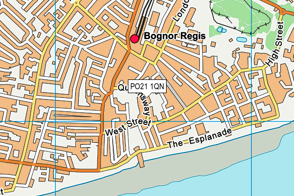 PO21 1QN map - OS VectorMap District (Ordnance Survey) PO21 1QN map - OS VectorMap District (Ordnance Survey)