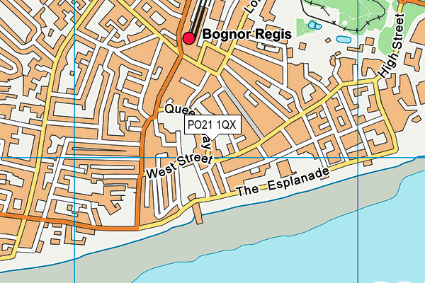 PO21 1QX map - OS VectorMap District (Ordnance Survey) PO21 1QX map - OS VectorMap District (Ordnance Survey)