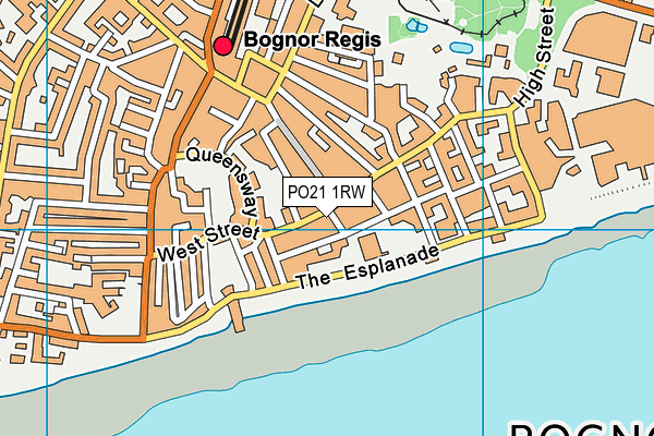 PO21 1RW map - OS VectorMap District (Ordnance Survey) PO21 1RW map - OS VectorMap District (Ordnance Survey)