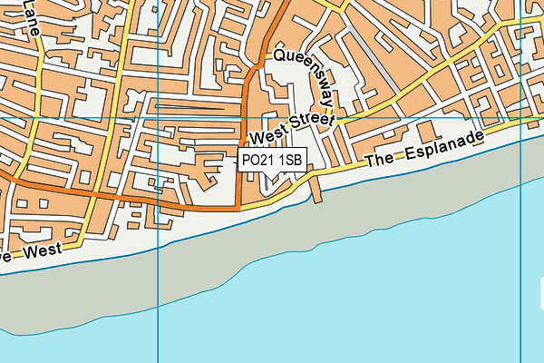 PO21 1SB map - OS VectorMap District (Ordnance Survey) PO21 1SB map - OS VectorMap District (Ordnance Survey)