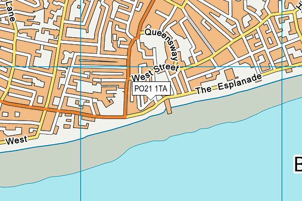 PO21 1TA map - OS VectorMap District (Ordnance Survey) PO21 1TA map - OS VectorMap District (Ordnance Survey)