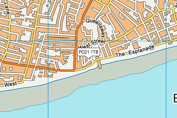 PO21 1TB map - OS VectorMap District (Ordnance Survey) PO21 1TB map - OS VectorMap District (Ordnance Survey)