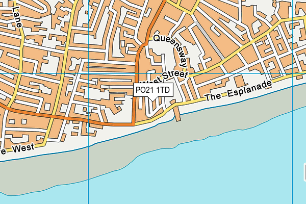 PO21 1TD map - OS VectorMap District (Ordnance Survey) PO21 1TD map - OS VectorMap District (Ordnance Survey)