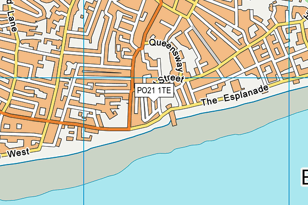 PO21 1TE map - OS VectorMap District (Ordnance Survey) PO21 1TE map - OS VectorMap District (Ordnance Survey)