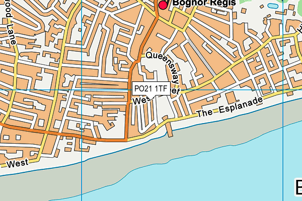 PO21 1TF map - OS VectorMap District (Ordnance Survey) PO21 1TF map - OS VectorMap District (Ordnance Survey)
