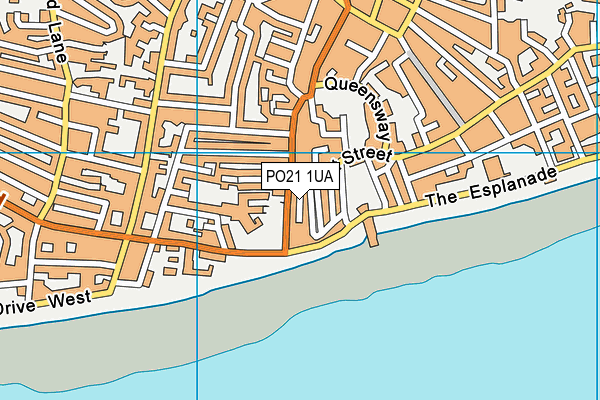 PO21 1UA map - OS VectorMap District (Ordnance Survey) PO21 1UA map - OS VectorMap District (Ordnance Survey)