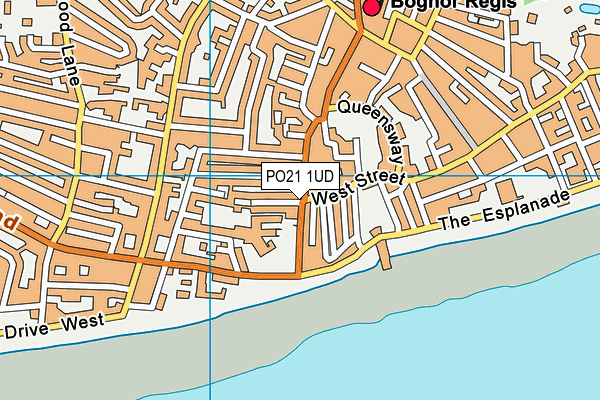 PO21 1UD map - OS VectorMap District (Ordnance Survey) PO21 1UD map - OS VectorMap District (Ordnance Survey)