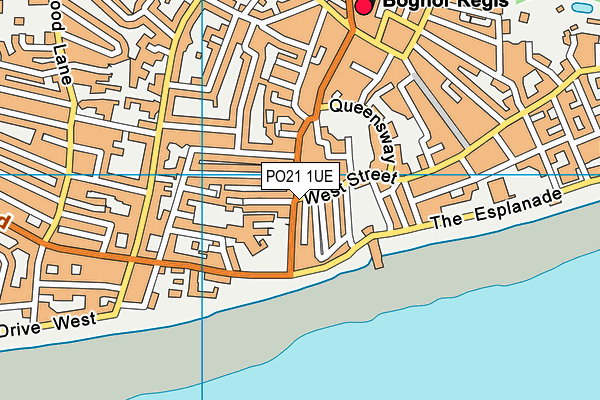 PO21 1UE map - OS VectorMap District (Ordnance Survey) PO21 1UE map - OS VectorMap District (Ordnance Survey)