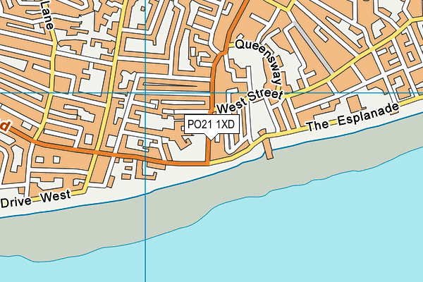 PO21 1XD map - OS VectorMap District (Ordnance Survey) PO21 1XD map - OS VectorMap District (Ordnance Survey)