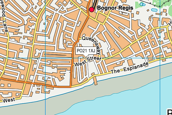 PO21 1XJ map - OS VectorMap District (Ordnance Survey) PO21 1XJ map - OS VectorMap District (Ordnance Survey)