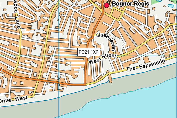 PO21 1XP map - OS VectorMap District (Ordnance Survey) PO21 1XP map - OS VectorMap District (Ordnance Survey)