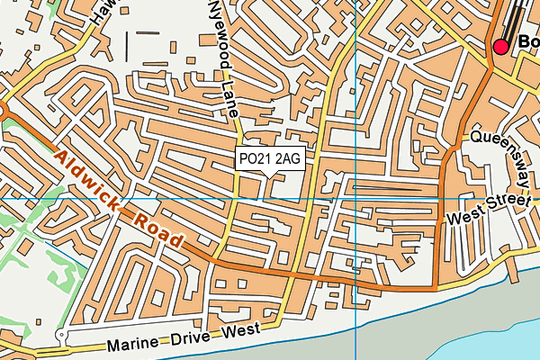 PO21 2AG map - OS VectorMap District (Ordnance Survey) PO21 2AG map - OS VectorMap District (Ordnance Survey)