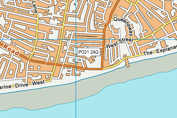 PO21 2AQ map - OS VectorMap District (Ordnance Survey) PO21 2AQ map - OS VectorMap District (Ordnance Survey)