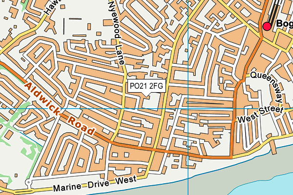 PO21 2FG map - OS VectorMap District (Ordnance Survey) PO21 2FG map - OS VectorMap District (Ordnance Survey)