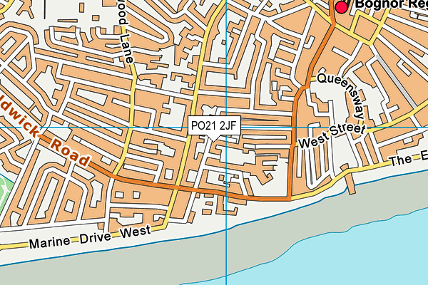 PO21 2JF map - OS VectorMap District (Ordnance Survey) PO21 2JF map - OS VectorMap District (Ordnance Survey)
