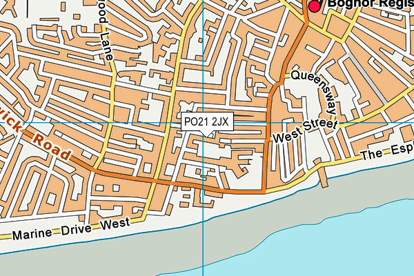 PO21 2JX map - OS VectorMap District (Ordnance Survey) PO21 2JX map - OS VectorMap District (Ordnance Survey)