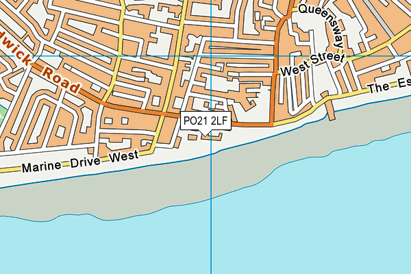 PO21 2LF map - OS VectorMap District (Ordnance Survey) PO21 2LF map - OS VectorMap District (Ordnance Survey)