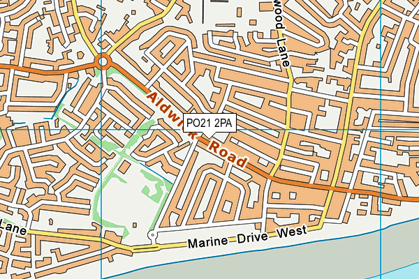 PO21 2PA map - OS VectorMap District (Ordnance Survey) PO21 2PA map - OS VectorMap District (Ordnance Survey)