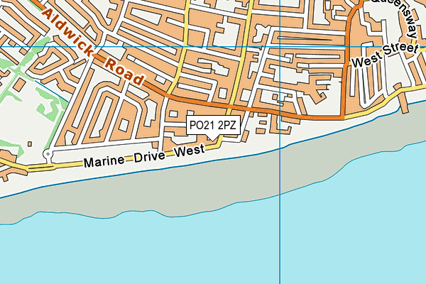 PO21 2PZ map - OS VectorMap District (Ordnance Survey) PO21 2PZ map - OS VectorMap District (Ordnance Survey)