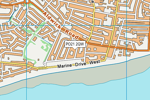 PO21 2QW map - OS VectorMap District (Ordnance Survey) PO21 2QW map - OS VectorMap District (Ordnance Survey)