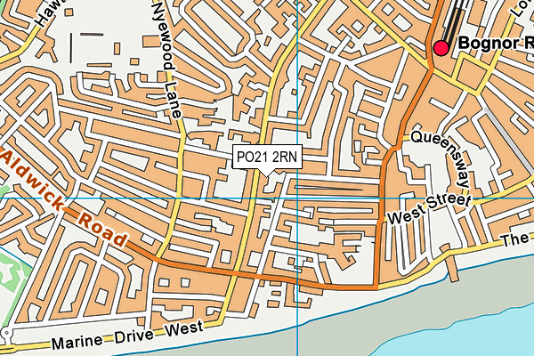 PO21 2RN map - OS VectorMap District (Ordnance Survey) PO21 2RN map - OS VectorMap District (Ordnance Survey)