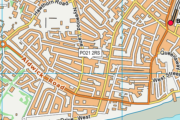PO21 2RS map - OS VectorMap District (Ordnance Survey) PO21 2RS map - OS VectorMap District (Ordnance Survey)