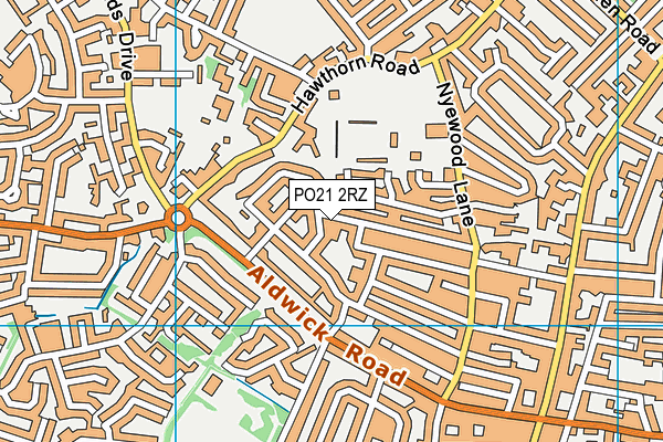 PO21 2RZ map - OS VectorMap District (Ordnance Survey) PO21 2RZ map - OS VectorMap District (Ordnance Survey)
