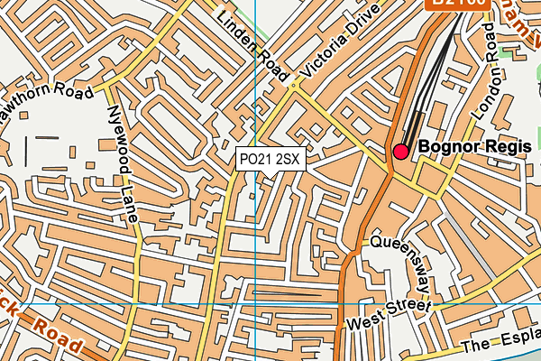 PO21 2SX map - OS VectorMap District (Ordnance Survey) PO21 2SX map - OS VectorMap District (Ordnance Survey)