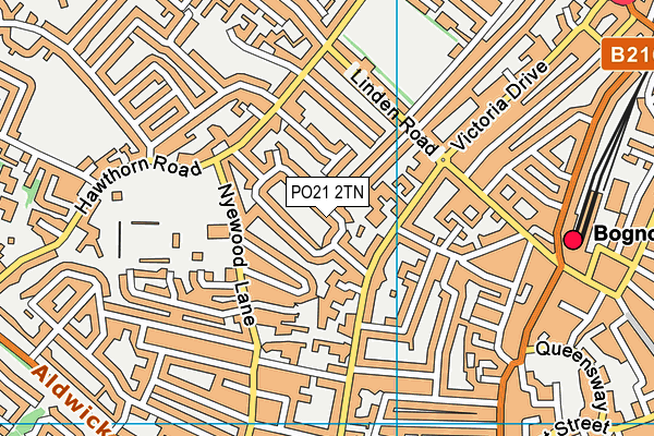 PO21 2TN map - OS VectorMap District (Ordnance Survey) PO21 2TN map - OS VectorMap District (Ordnance Survey)