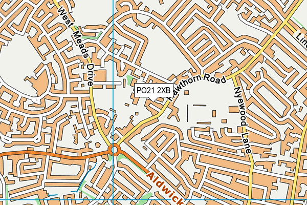 PO21 2XB map - OS VectorMap District (Ordnance Survey) PO21 2XB map - OS VectorMap District (Ordnance Survey)
