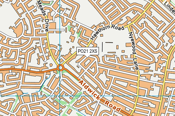 PO21 2XS map - OS VectorMap District (Ordnance Survey) PO21 2XS map - OS VectorMap District (Ordnance Survey)