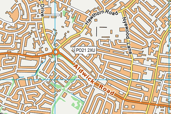 PO21 2XU map - OS VectorMap District (Ordnance Survey) PO21 2XU map - OS VectorMap District (Ordnance Survey)