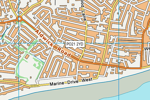 PO21 2YD map - OS VectorMap District (Ordnance Survey) PO21 2YD map - OS VectorMap District (Ordnance Survey)