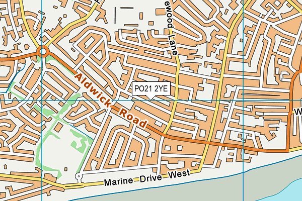 PO21 2YE map - OS VectorMap District (Ordnance Survey) PO21 2YE map - OS VectorMap District (Ordnance Survey)