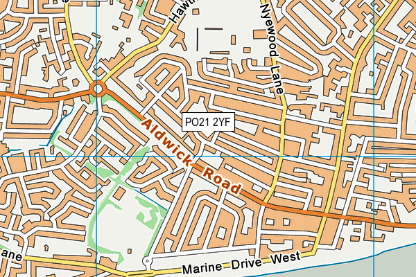 PO21 2YF map - OS VectorMap District (Ordnance Survey) PO21 2YF map - OS VectorMap District (Ordnance Survey)
