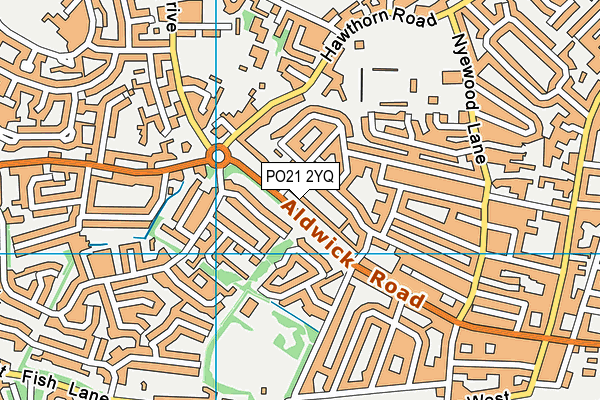PO21 2YQ map - OS VectorMap District (Ordnance Survey) PO21 2YQ map - OS VectorMap District (Ordnance Survey)