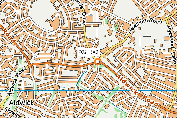 PO21 3AD map - OS VectorMap District (Ordnance Survey) PO21 3AD map - OS VectorMap District (Ordnance Survey)