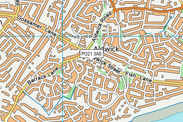 PO21 3AS map - OS VectorMap District (Ordnance Survey) PO21 3AS map - OS VectorMap District (Ordnance Survey)