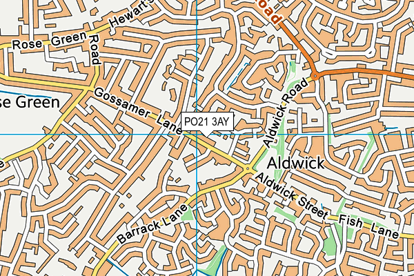 PO21 3AY map - OS VectorMap District (Ordnance Survey) PO21 3AY map - OS VectorMap District (Ordnance Survey)