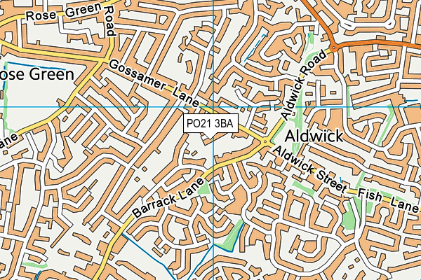 PO21 3BA map - OS VectorMap District (Ordnance Survey) PO21 3BA map - OS VectorMap District (Ordnance Survey)