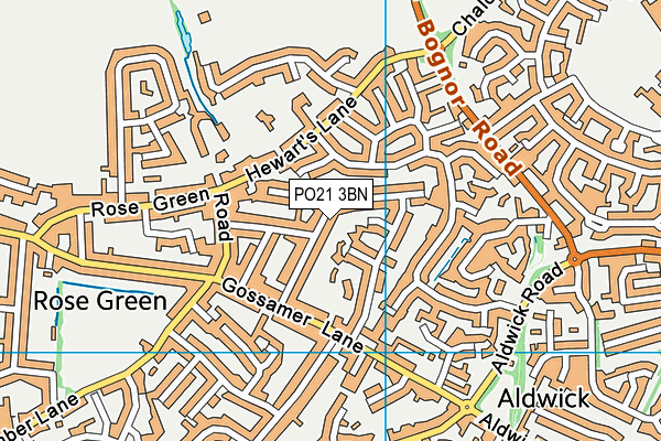 PO21 3BN map - OS VectorMap District (Ordnance Survey) PO21 3BN map - OS VectorMap District (Ordnance Survey)