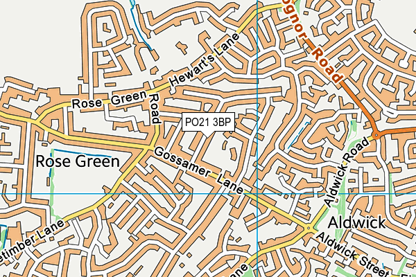 PO21 3BP map - OS VectorMap District (Ordnance Survey) PO21 3BP map - OS VectorMap District (Ordnance Survey)