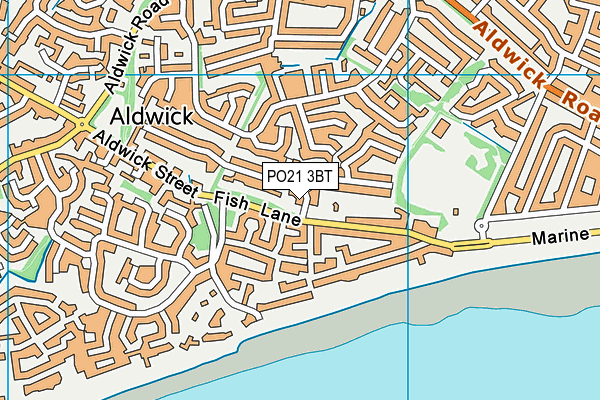 PO21 3BT map - OS VectorMap District (Ordnance Survey) PO21 3BT map - OS VectorMap District (Ordnance Survey)