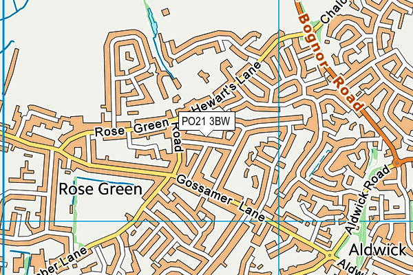 PO21 3BW map - OS VectorMap District (Ordnance Survey) PO21 3BW map - OS VectorMap District (Ordnance Survey)