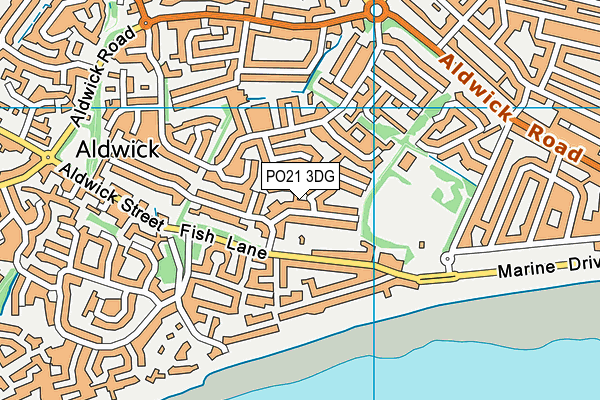 PO21 3DG map - OS VectorMap District (Ordnance Survey) PO21 3DG map - OS VectorMap District (Ordnance Survey)
