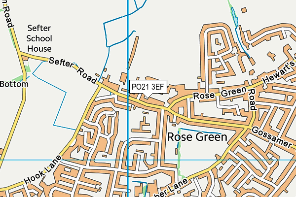 PO21 3EF map - OS VectorMap District (Ordnance Survey) PO21 3EF map - OS VectorMap District (Ordnance Survey)