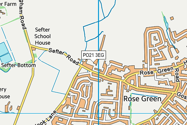 PO21 3EG map - OS VectorMap District (Ordnance Survey) PO21 3EG map - OS VectorMap District (Ordnance Survey)