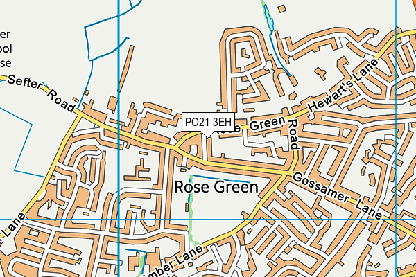 PO21 3EH map - OS VectorMap District (Ordnance Survey) PO21 3EH map - OS VectorMap District (Ordnance Survey)