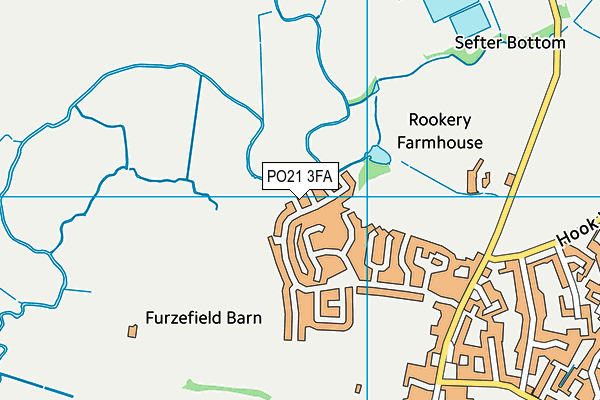 PO21 3FA map - OS VectorMap District (Ordnance Survey) PO21 3FA map - OS VectorMap District (Ordnance Survey)