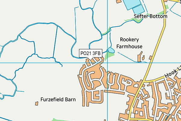PO21 3FB map - OS VectorMap District (Ordnance Survey) PO21 3FB map - OS VectorMap District (Ordnance Survey)
